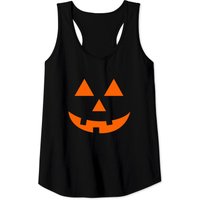Pumpkin Face Halloween Tank Top for Men