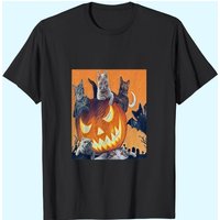 T-shirt Halloween Chat pour hommes — T-shirts pour hommes