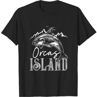 T-shirt Orcas Island Apparel Baleine Tueuse pour Hommes — T-shirts pour hommes