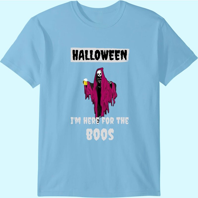 I'm Here For The Boos Funny Halloween T-Shirt for Men