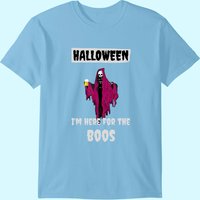 Je suis ici pour les Boo Funny T-shirt d'Halloween pour hommes — T-shirts pour hommes