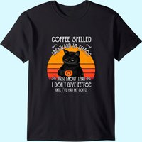 T-shirt Halloween Chat Noir Café pour Hommes — T-shirts pour hommes