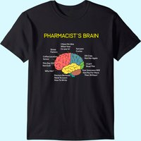 Pharmacist's Brain Pharmacy T Shirt for Men