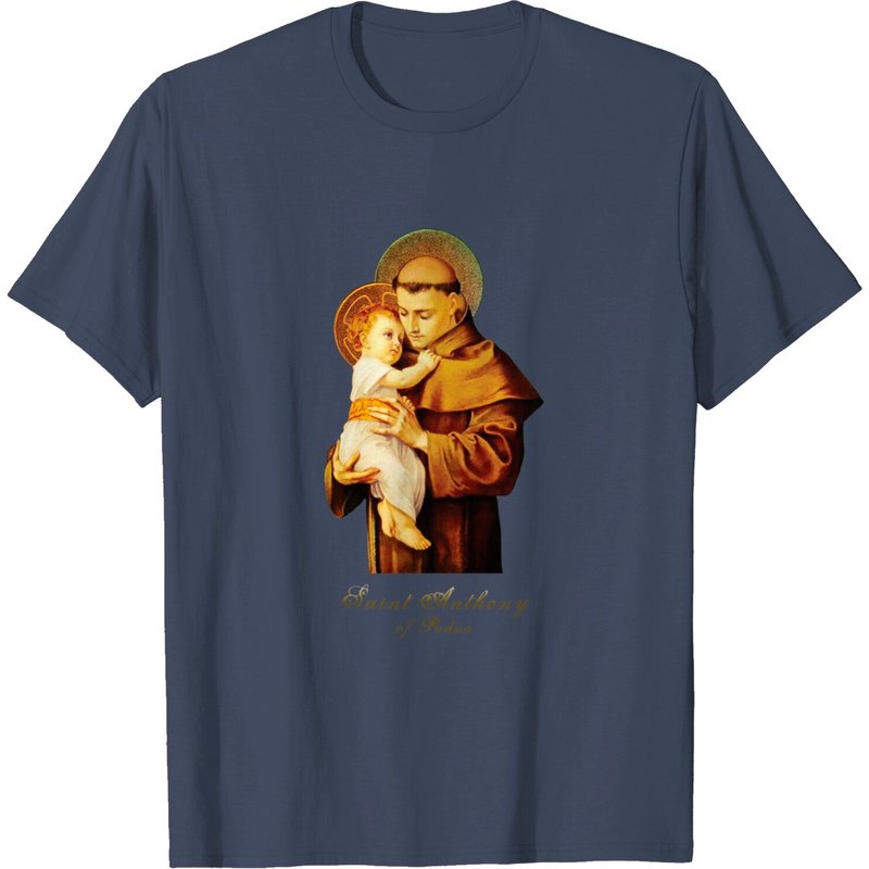 T-shirt Saint Antoine de Padoue pour hommes — T-shirts pour hommes
