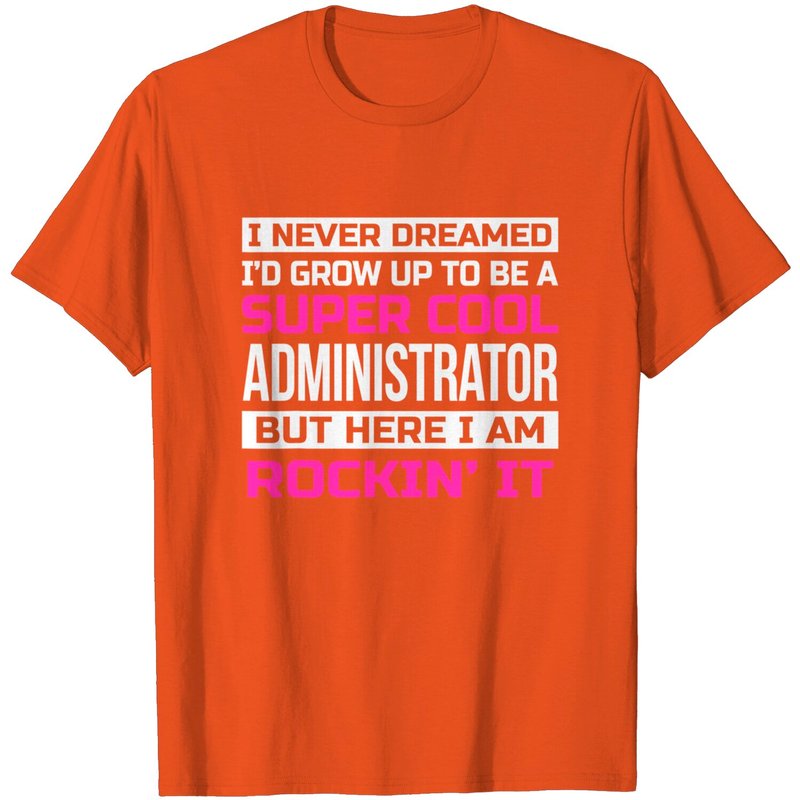 T-Shirt Administrateur Super Cool pour Hommes