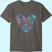 T-Shirt pour Hommes Cadeau de Physiothérapeute Cœur PT Thérapie Physique — T-shirts pour hommes