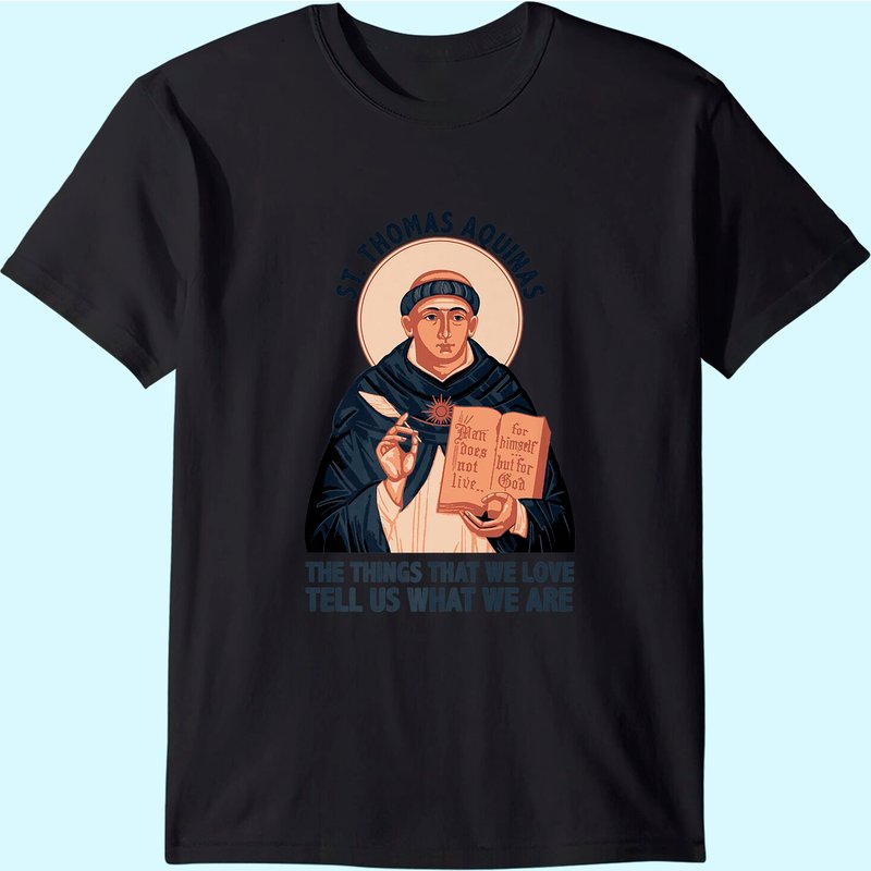 T-shirts catholiques St Thomas d'Aquin — T-shirts pour hommes