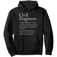 Hoodie à capuche avec définition d'ingénieur civil — Sweats à capuche pour hommes