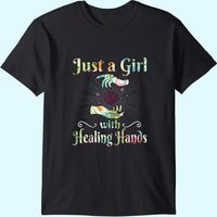 T-shirt de massothérapeute Just A Girl With Healing Hands — T-shirts pour hommes