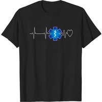 T-shirt Heartbeat EKG Urgence EMT EMS Paramedic pour hommes — T-shirts pour hommes