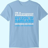 T-shirt EMS Je suis un paramédic sarcastique sur votre stupidité — T-shirts pour hommes