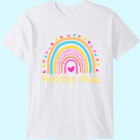 T-shirt arc-en-ciel Enseignant Équipe de Préscolaire pour Hommes — T-shirts pour hommes