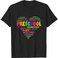 Heart Tee Preschool Team Teacher Student Back To School T-Shirt