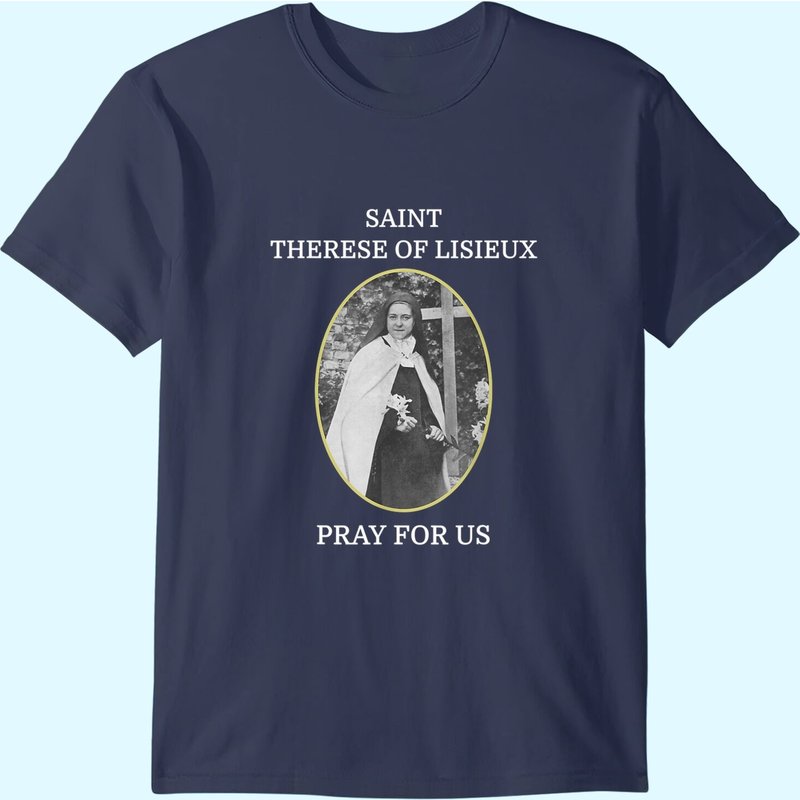 T-shirt pour hommes Sainte Thérèse de Lisieux — T-shirts pour hommes