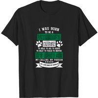 T-shirt Homme Née Infirmière Vétérinaire Technicienne Vétérinaire — T-shirts pour hommes