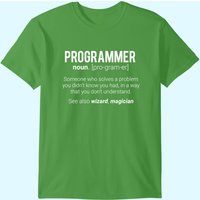 T-Shirt Définition Noun de Programmeur pour Hommes