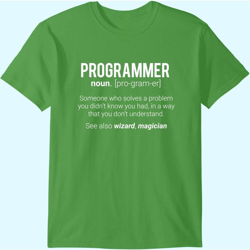 T-Shirt Définition Noun de Programmeur pour Hommes — T-shirts pour hommes