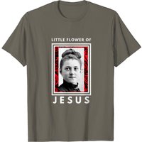 Little Flower Of Jesus St Therese Of Lisieux Men's T-Shirt