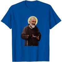 St Padre Pio Prayer Cross Men's T-Shirt