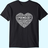 T-shirt Épidémiologie Cœur Fier Épidémiologiste pour Hommes — T-shirts pour hommes