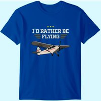 Plane Pilot I'd Rather Be Flying RC Model T-Shirt for Men — Mens T Shirts