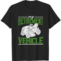 T-shirt pour homme Grand-père Véhicule de Retraite Jardinage