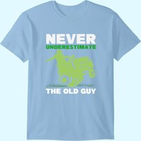 T-shirt pour hommes Never Underestimate The Old Guy Gardener