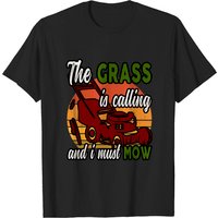 Le gazon appelle et je dois tondre T-shirt vintage — T-shirts pour hommes