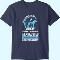 T-Shirt Vétérinaire Réceptionniste pour Hommes — T-shirts pour hommes