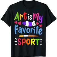 T-shirt Art Artist Painter pour hommes en noir — T-shirts pour hommes