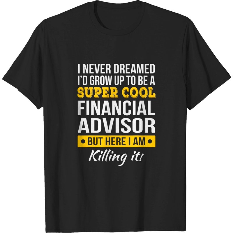 T-shirt Super Cool Conseiller Financier pour Hommes — T-shirts pour hommes
