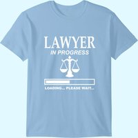 Scales of Justice Lawyer in Progress T-Shirt for Men