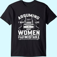 T-Shirt Trucker Conductrice de Camion pour Hommes — T-shirts pour hommes
