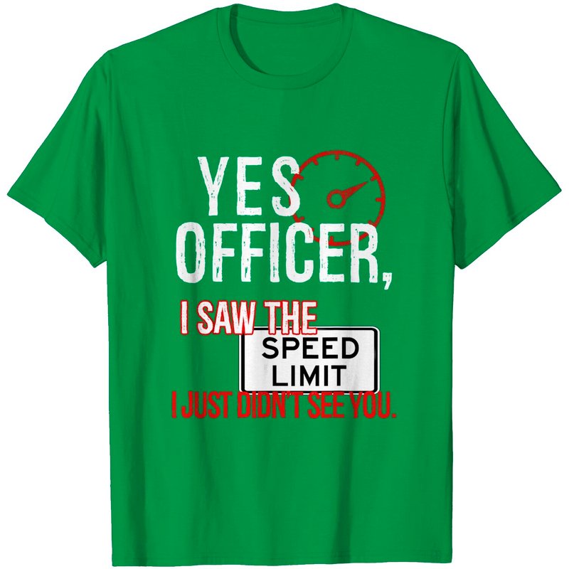 T-Shirt Humor Driver Police Mechanic pour Hommes — T-shirts pour hommes