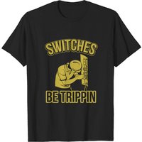 T-shirt Switches Be Trippin pour hommes en noir — T-shirts pour hommes