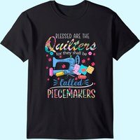 T-Shirt Quilting Blessed Are Piecemakers pour hommes — T-shirts pour hommes