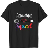 Accountant Squad Team Back To School T-Shirt for Men