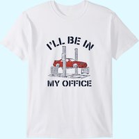 T-shirt pour hommes 'Je serai dans mon bureau' - Cadeaux pour mécaniciens — T-shirts pour hommes