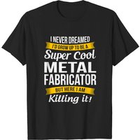 Super Cool Metal Fabricator T-Shirt for Men — Mens T Shirts