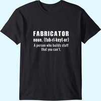 Mens Fabricator T Shirt for Men - Black — Mens T Shirts