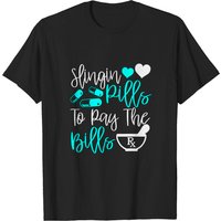 Slingin' Pills Funny Pharmacy Tech T-Shirt for Men — Mens T Shirts
