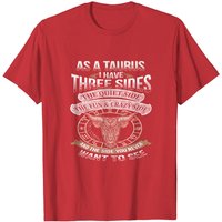 T-shirt As A Taurus I Have Three Sides pour hommes — T-shirts pour hommes