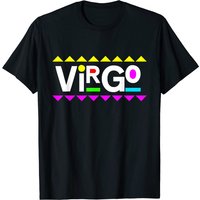 Virgo T-Shirt with Zodiac Design in 90s Style for Men — Mens T Shirts
