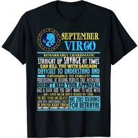 Virgo T-Shirt for Men - Funny September Gift — Mens T Shirts