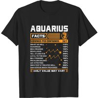 T-shirt Zodiacal des Faits du Verseau pour Hommes — T-shirts pour hommes