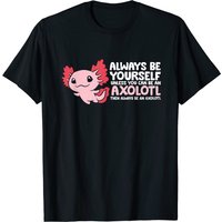 T-shirt pour hommes Axolotl Lover en noir — T-shirts pour hommes