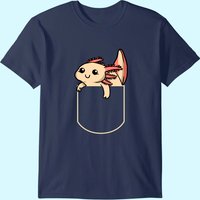 Axolotl In The Pocket Men's T-Shirt — Mens T Shirts