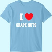 T-Shirt I Love Grape Nuts pour hommes en noir — T-shirts pour hommes