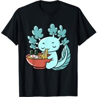 T-shirt Kawaii Anime Axolotl Nouilles Ramen pour Hommes — T-shirts pour hommes