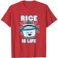 Rice Is Life Filipino T-Shirt for Men - Black